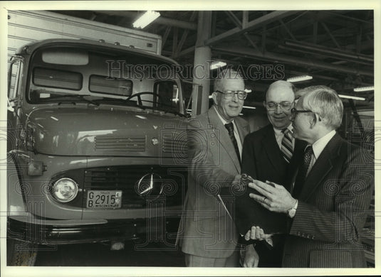 1980 Press Photo Harold Schwartz, Daniel Patti, Robert James- Directors - Historic Images