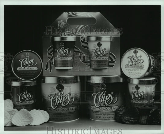 1987 Press Photo Hollis Savin, The Elite Treat Chips - mjb92781 - Historic Images