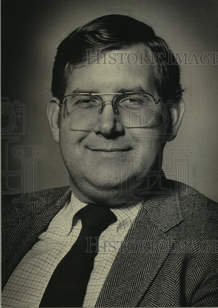 1984 Press Photo Wayne Staats, President of Advanced Computer Graphics Inc. - Historic Images