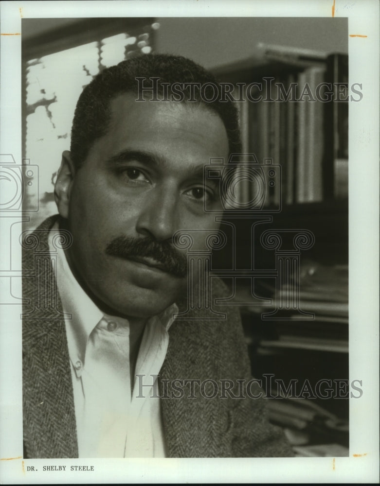 1993 Controversial black author Shelby Steele - Historic Images