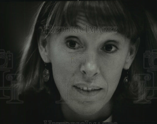 1995 Press Photo Swallow School District Superintendent Heidi Schweizer - Historic Images