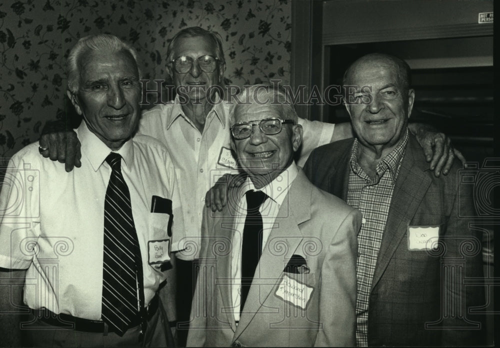 1991 Press Photo Surviving Members Of Billy Baer Band Gather At Reunion - Historic Images