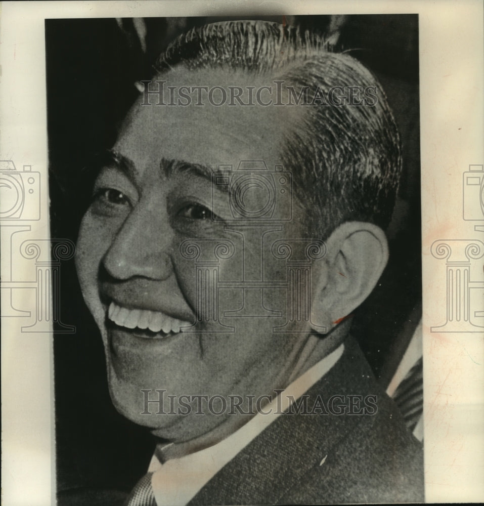 1964 Press Photo Prime Minister of Japan Eisaku Sato after his election-Historic Images