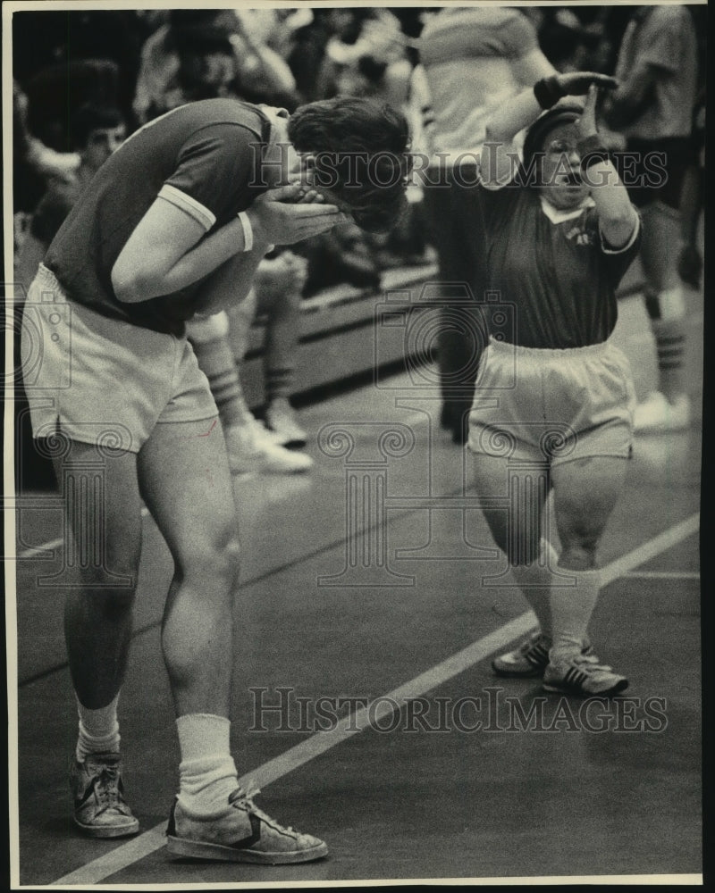 1986 Rita Doro during a Special Olympics basketball game-Historic Images
