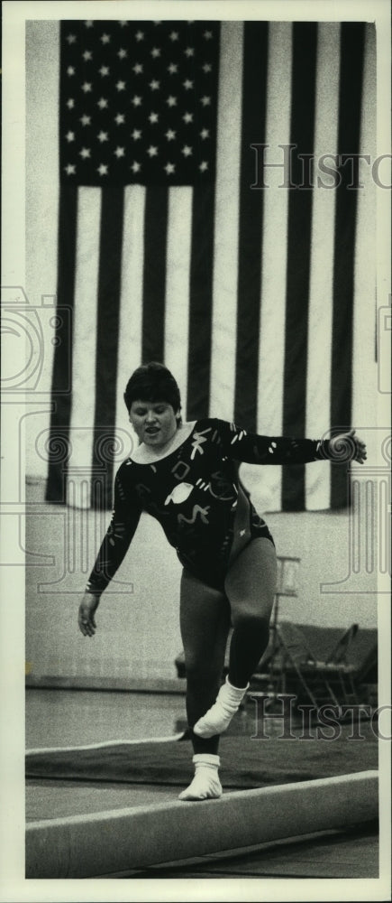 1991 Cindy Redlich during Special Olympics regional competition-Historic Images