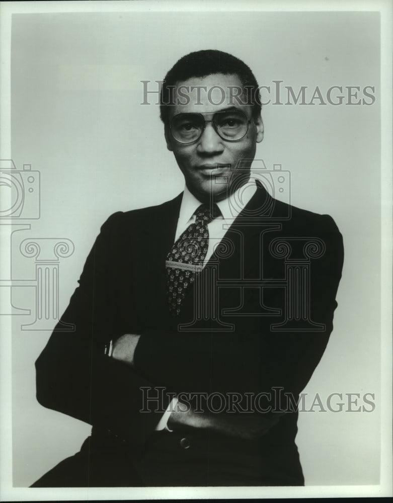 1985 Charles Sanders, Ebony magazine managing editor, United States. - Historic Images