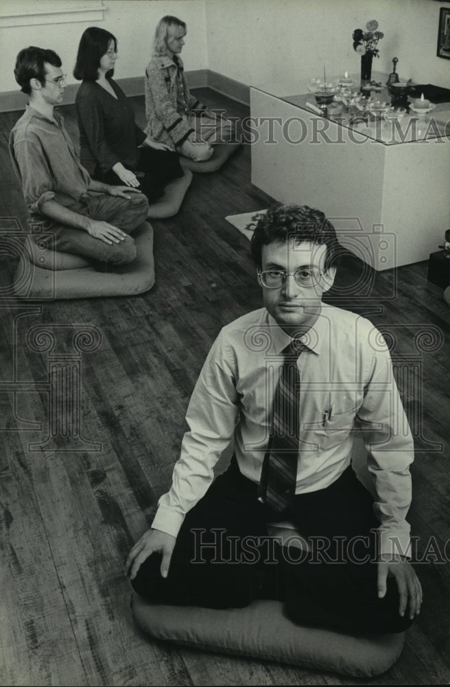 1980 Press Photo David Shapiro, Milwaukee physician, Dharma Study Group - Historic Images