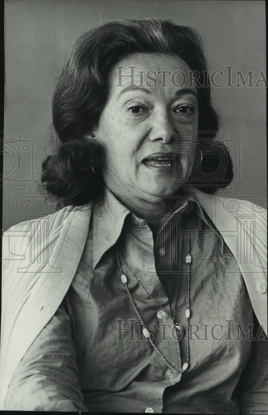 1974 Press Photo Frances Poteet Coordinator for National Endowment for Arts - Historic Images