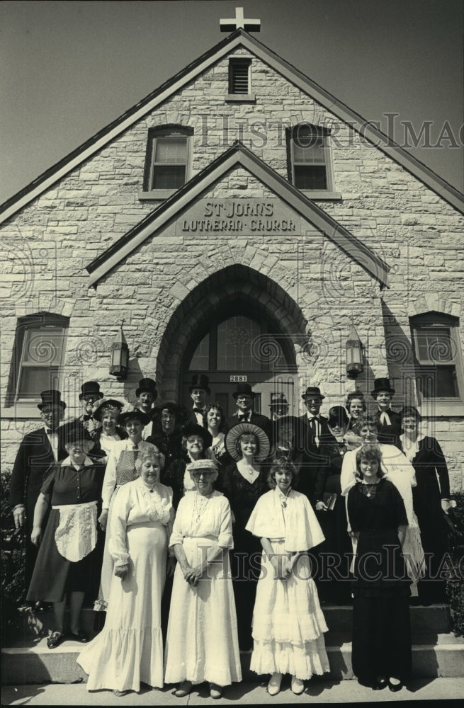 1987 St. John&#39;s Luthern Church Wisconsin, 125th Anniversary-Historic Images