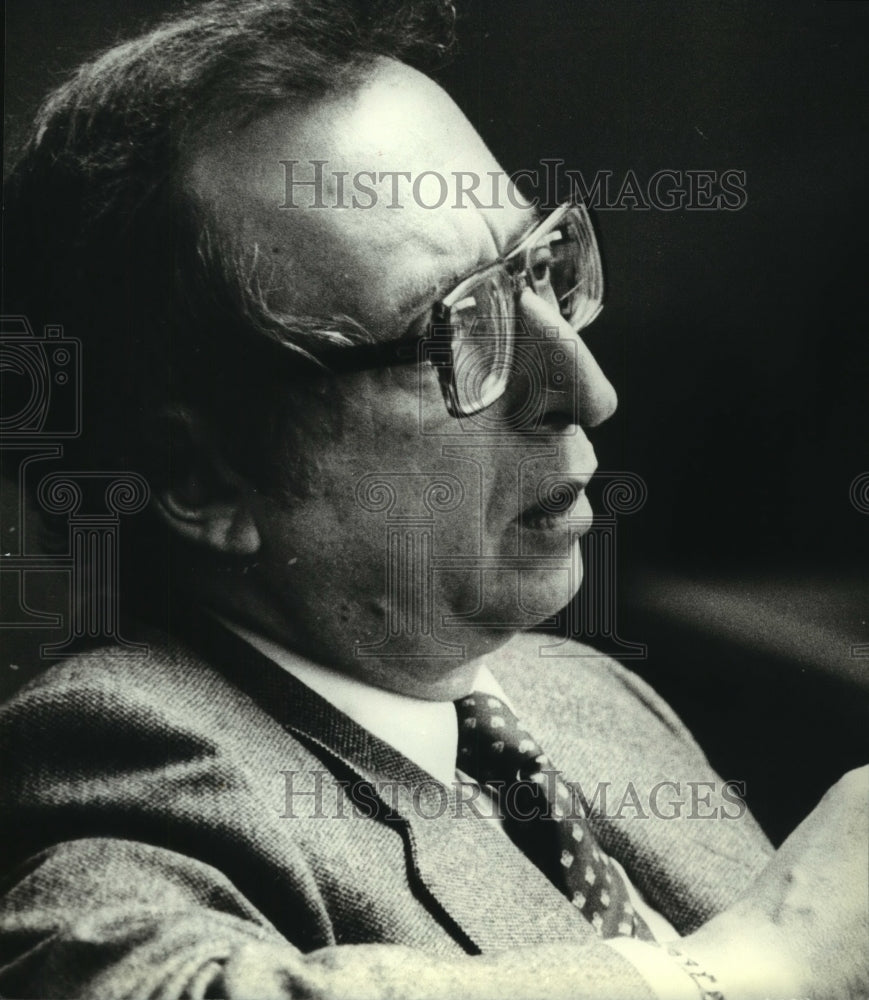 1981 Milwaukee Attorney James Shellow representing Dominic D'Amisto-Historic Images