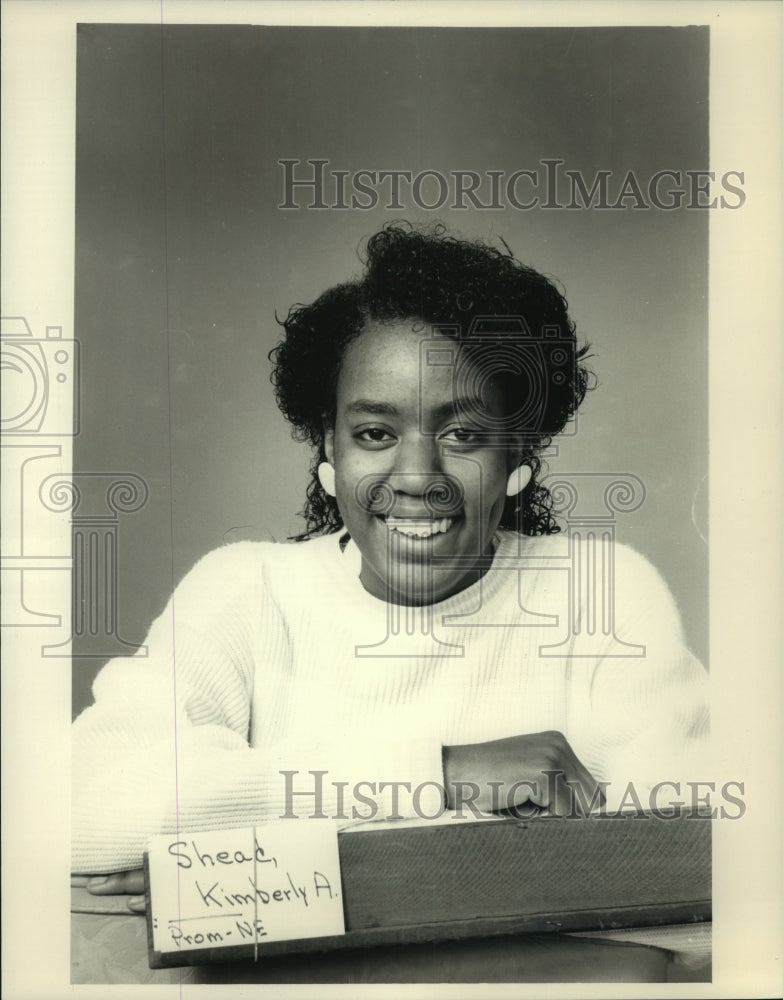 1988 Press Photo Portrait Shot of Kimberly Shead, an American Journalist - Historic Images