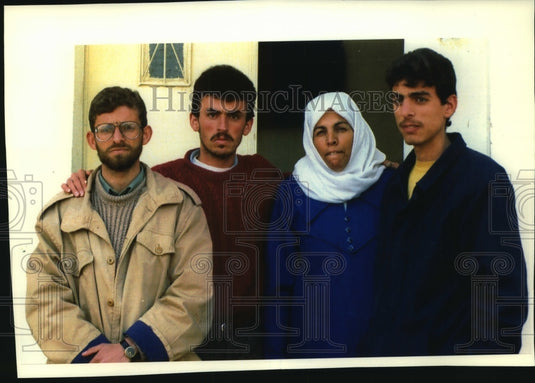 1993 Press Photo Family of Mohammed Salameh-NYC World Trade Center bomb suspect - Historic Images