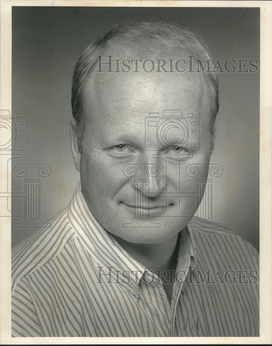 1992 Press Photo Alan Rust, University of Wisconsin, Milwaukee, theater artist - Historic Images