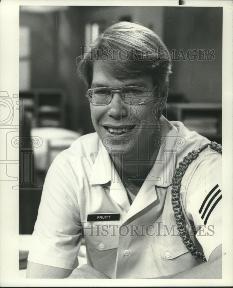 1978 Press Photo Actor Peter Isacksen in &quot;CPO Sharkey&quot; - mjb95176 - Historic Images