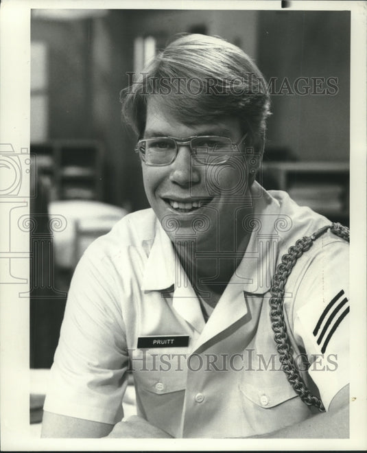 1978 Press Photo Actor Peter Isacksen in "CPO Sharkey" - mjb95176 - Historic Images