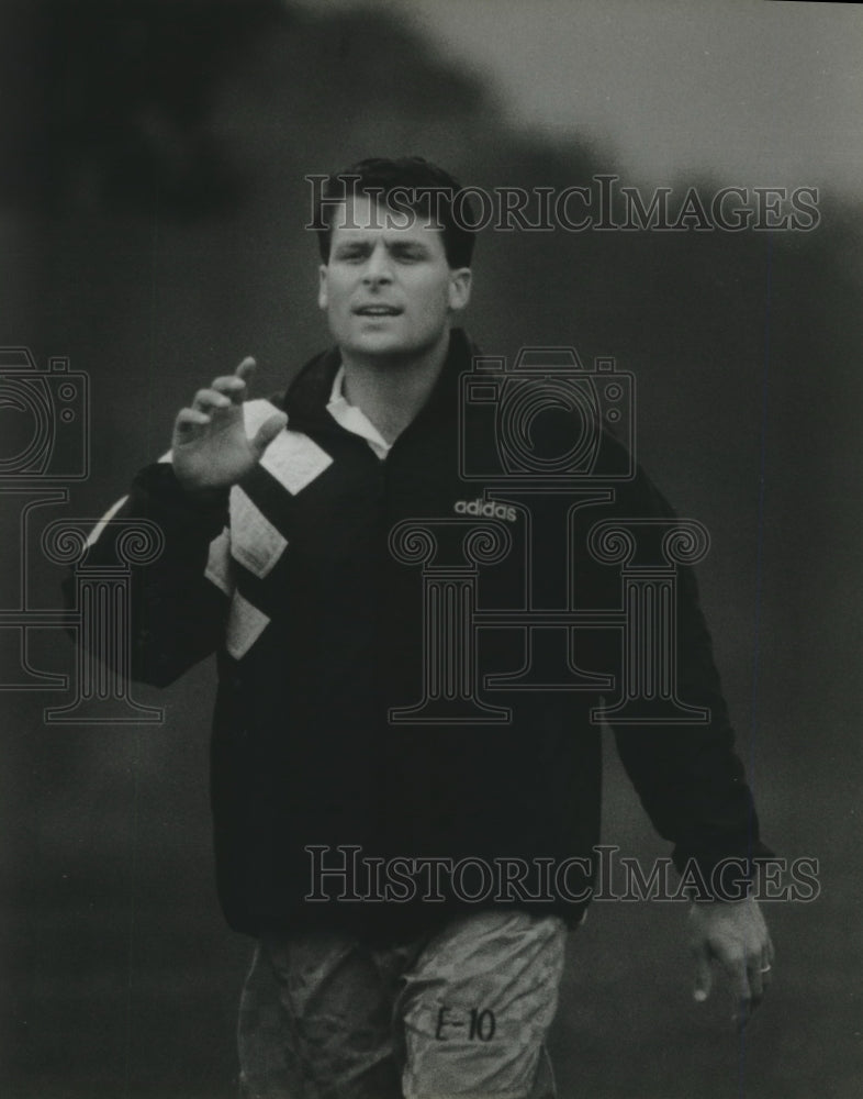 1993 Bob Prange head soccer coach at two separate high schools.-Historic Images
