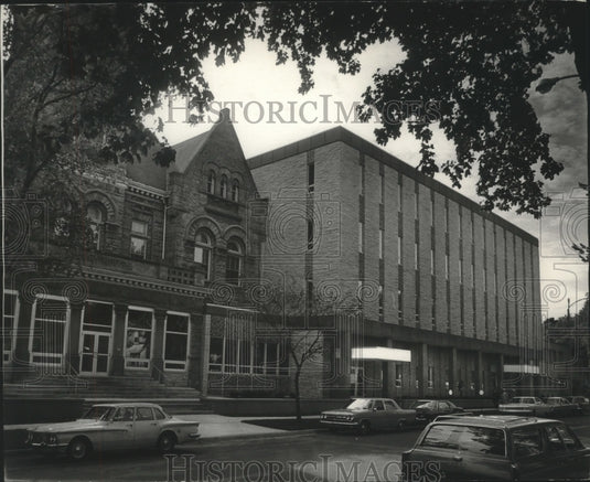 1969 Press Photo New Ozaukee County Court Addition in Port Washington, Wisconsin-Historic Images