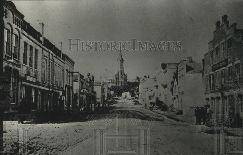 1981 Press Photo Franklin St. in Port Washington - mjb96435 - Historic Images