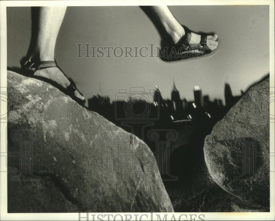 1994 Press Photo Teva Sandals started as gear for river rafting - mjb96774 - Historic Images