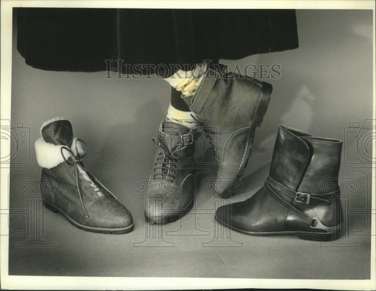 1989 Press Photo Ankle boots are popular for the season - mjb96787 - Historic Images