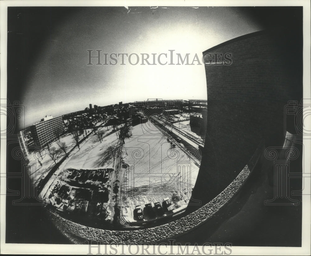 1976 Press Photo View of a major portion of Shorewood Mall in Wisconsin - Historic Images