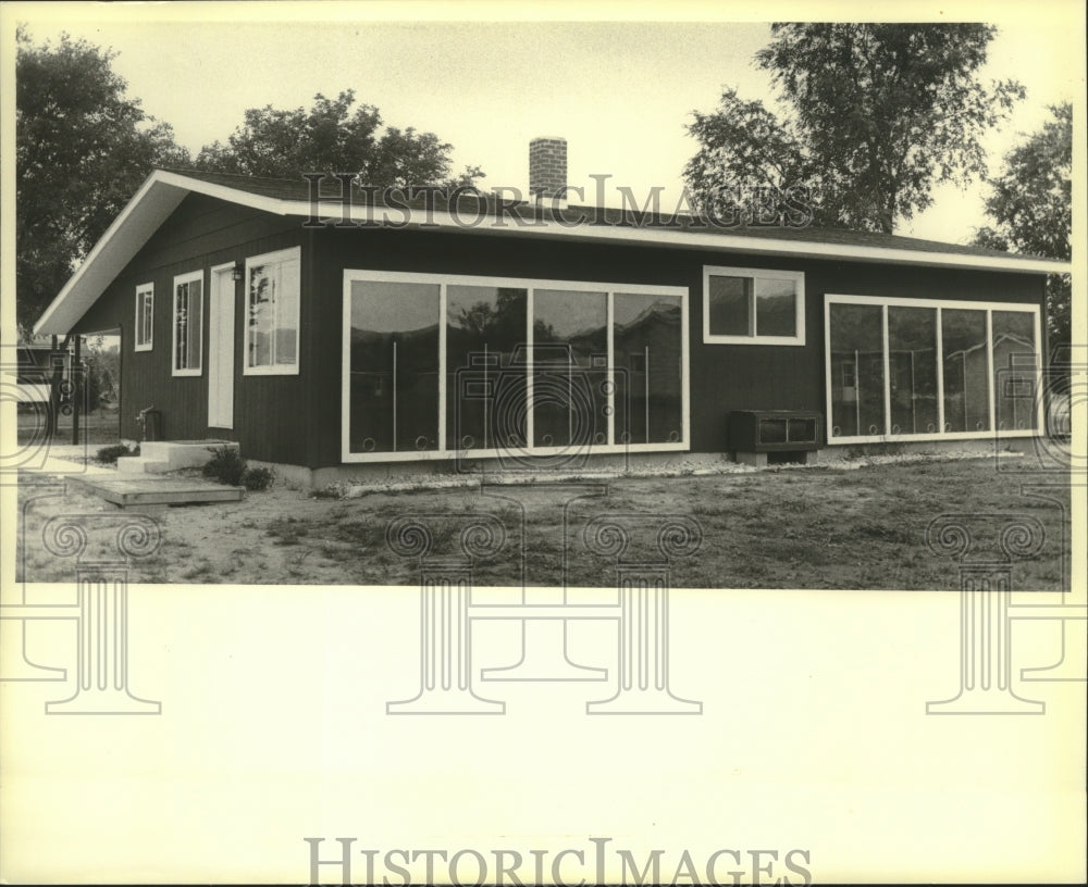 1981 Press Photo Solar collectors in Boscobel&#39;s first solar home - mjb97006 - Historic Images