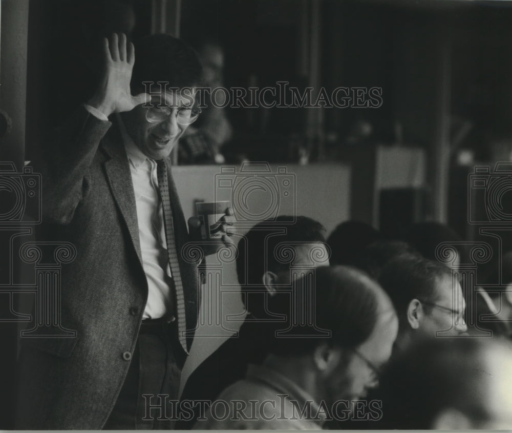 1993 Press Photo Bud Selig, president of Milwaukee Brewers - mjb97104 - Historic Images