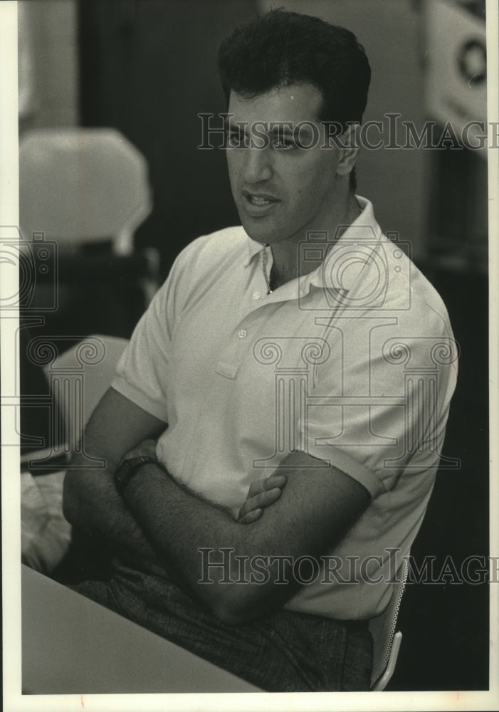 1990 Press Photo Danny Schayes Basketball Player In Eastern Conferenc 1990-press-photo-danny-schayes-basketball-player-in-eastern-conferenc