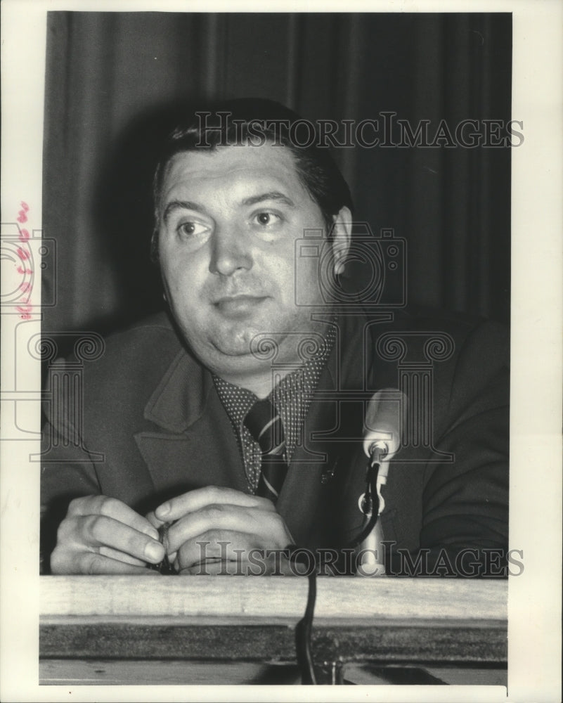 1978 Press Photo Nicolay A. Smirnov, Moscow Trade Union City Committee chairman - Historic Images