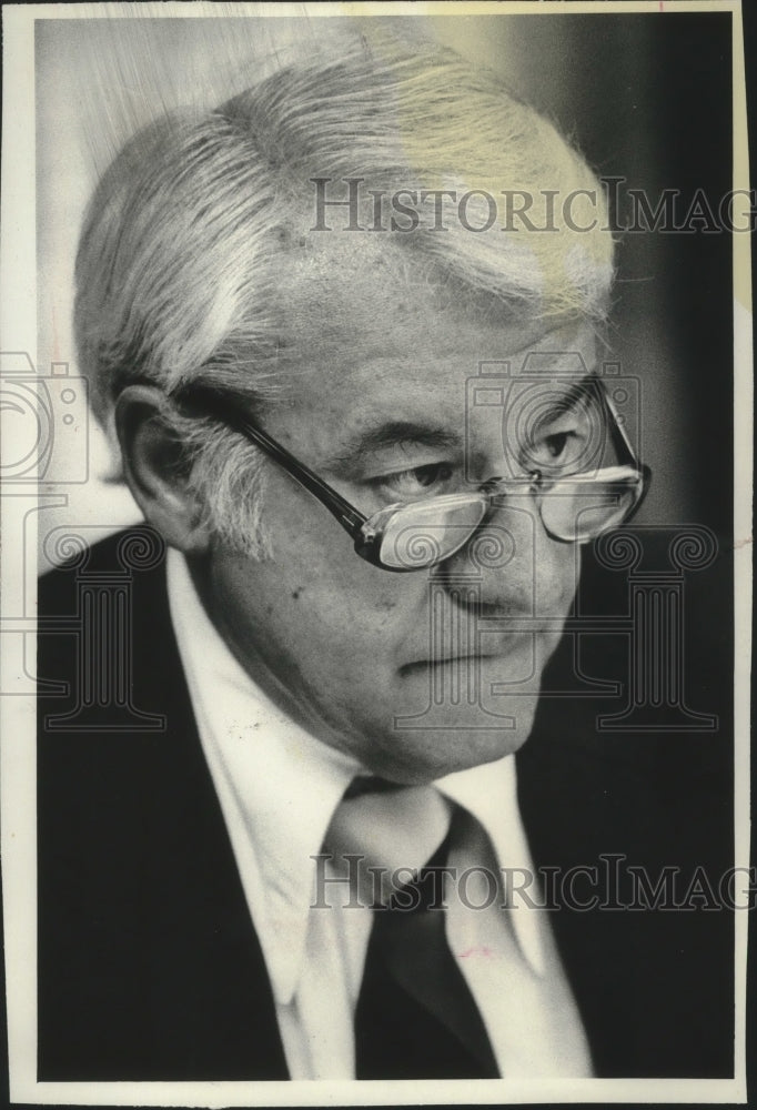 1978 Press Photo Andrew M. Spheeris, president of the Milwaukee Arts Council. - Historic Images