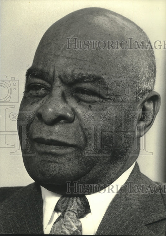 1991 Press Photo Former Milwaukee Urban League leader, Wesley Scott. - Historic Images