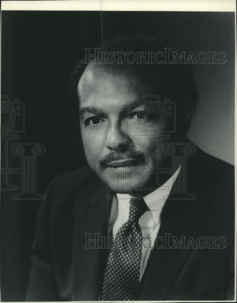 1984 Press Photo Carl B Stokes, United States Judge - mjb98348 - Historic Images