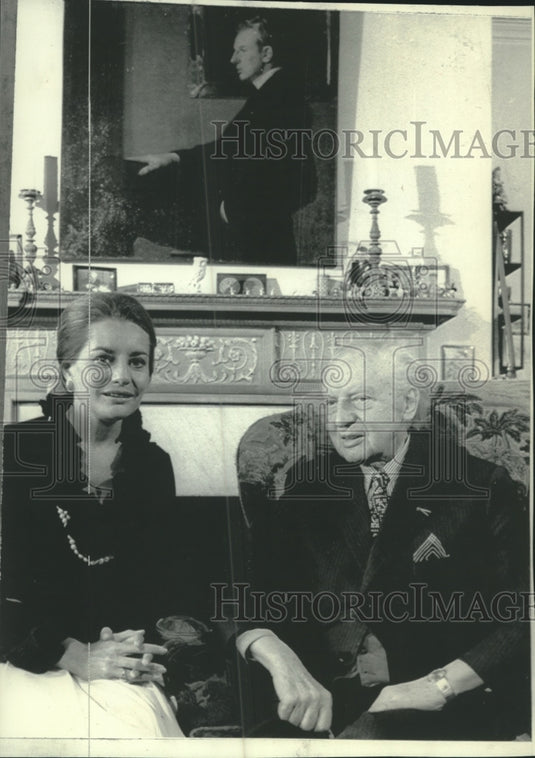 1972 Press Photo Leopold Stokowski,director of the American Symphony Orchestra. - Historic Images