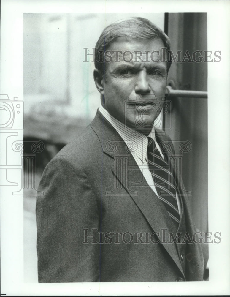 1986 Press Photo Richard Jaeckel Actor United States - mjb98445- Historic Images
