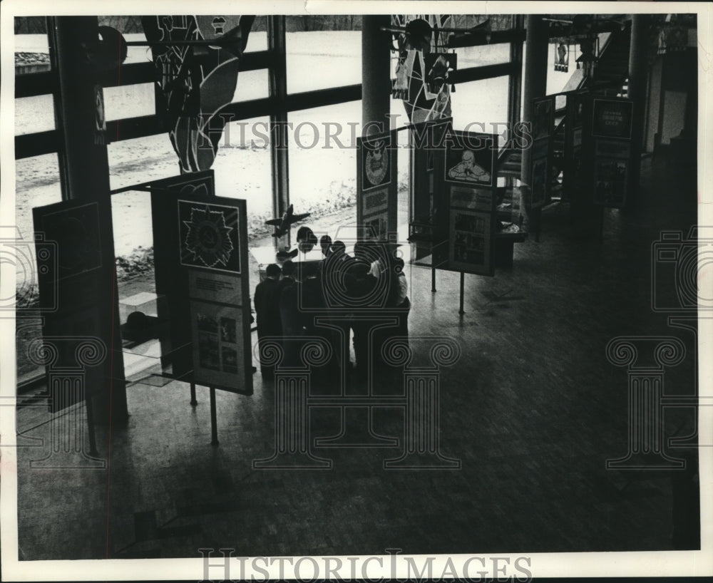 1973 Press Photo Exhibit area of main Pioneer Palace in Moscow - mjb99768 - Historic Images