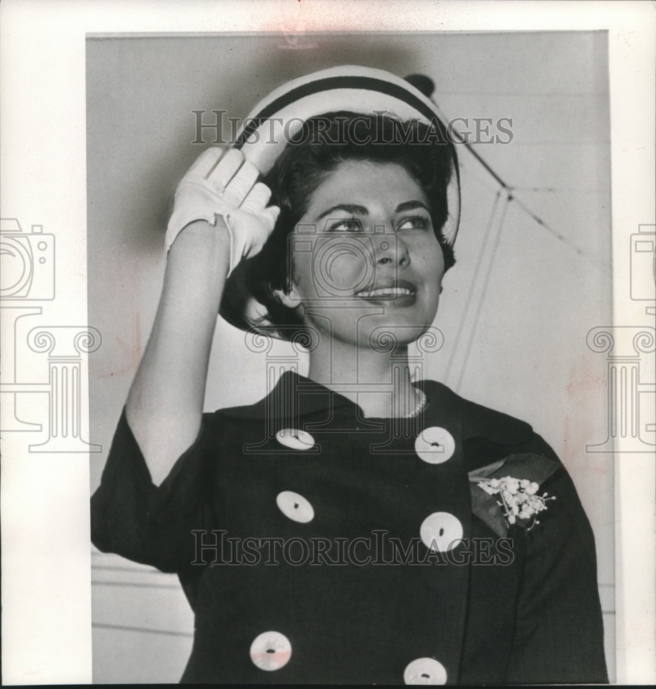 1958, Princess Soraya, aboard the liner Constitution in New York - Historic Images