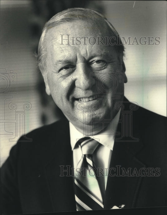 1987, Norbert C. Smith, President, St. John's Military Academy - Historic Images