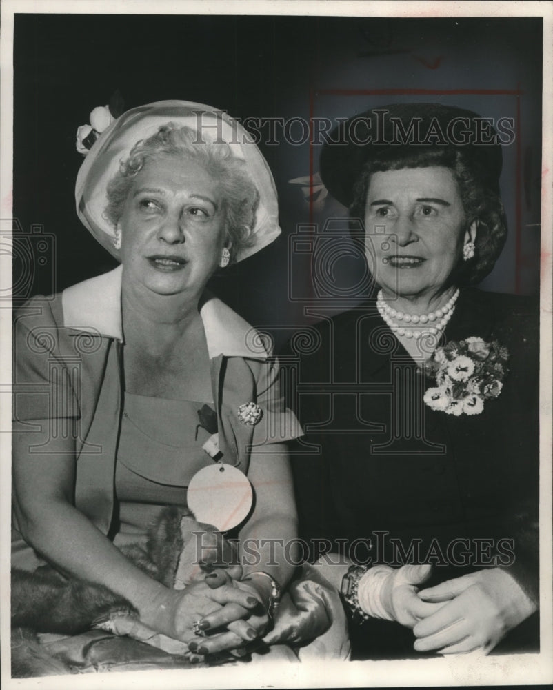 1959 Press Photo Candidates sit together at state Republican convention - Historic Images