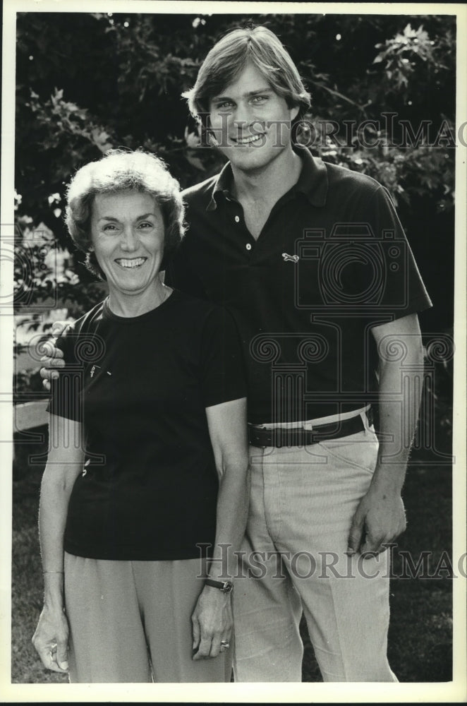 1979, Newly elected Milwaukee Alderman Joan Soucie and son Kevin - Historic Images