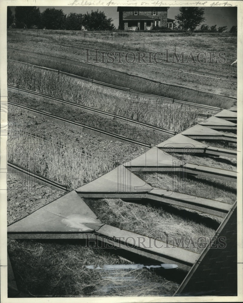1938 Press Photo Soil conservation experiment station in La Crosse, Wisconsin - Historic Images