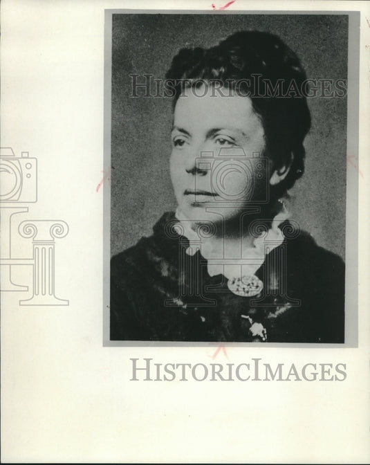 1971 Press Photo Suzannah, wife of Henrik Ibsen, the lady behind his success.-Historic Images