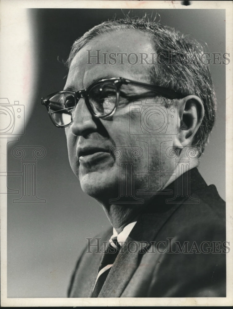 1968 Press Photo Lawrence E. Spivak, National Broadcasting Company, Commentator - Historic Images