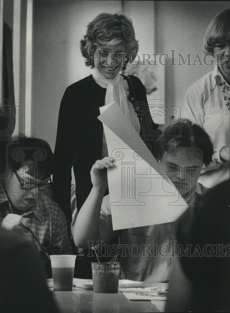 1978 Press Photo Jean Kennedy Smith at the Very Special Arts Festival Wisconsin - Historic Images