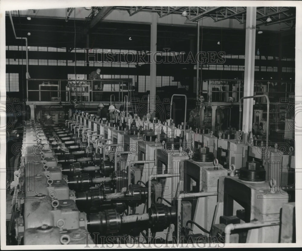 1956, Cold roll forming mill at Inland Steel Products Co. - mjc00831 - Historic Images
