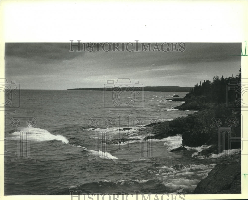 1983 Press Photo Isle Royale Lake Superior - mjc00995 - Historic Images
