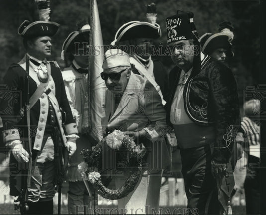 1990, Catherine Kaminski, escorted by John Glowacki, Milwaukee - Historic Images
