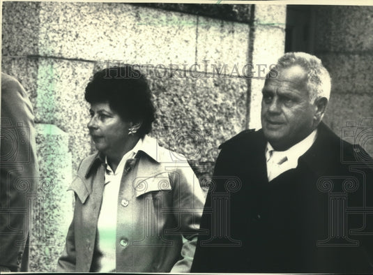 1987 Press Photo Richard and Claudia Spaulding. Wisconsin - mjc01116 - Historic Images