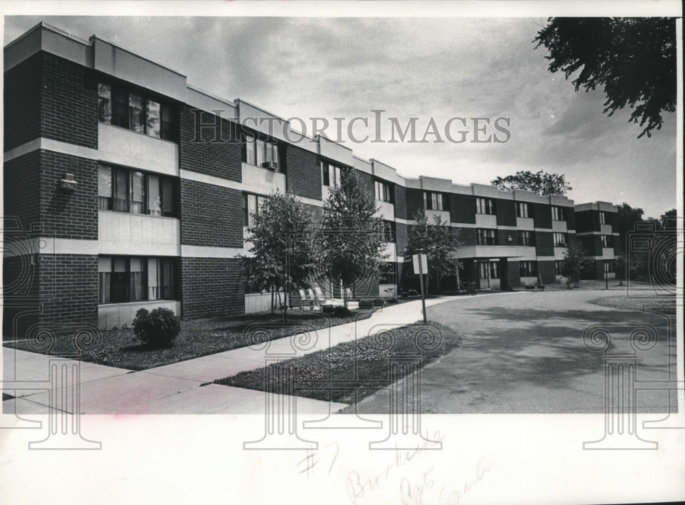 1974, The Brookside public housing for elderly in Sparta Wisconsin - Historic Images