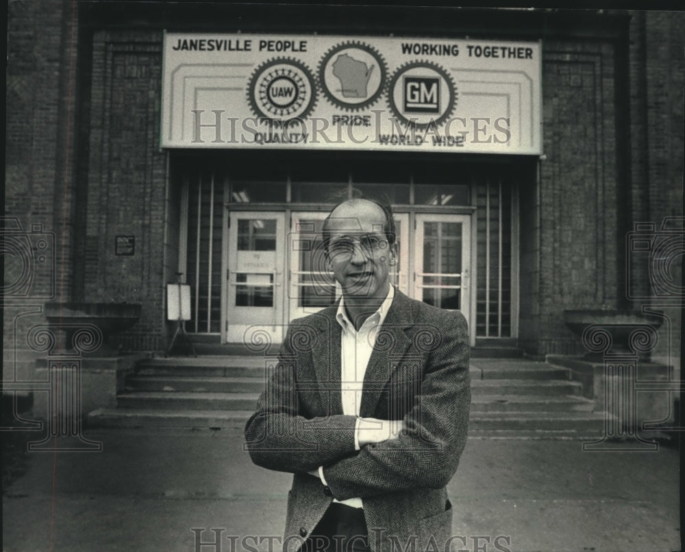 1987 Press Photo Michael Spitzley. Janesville, Wisconsin - mjc01170 - Historic Images