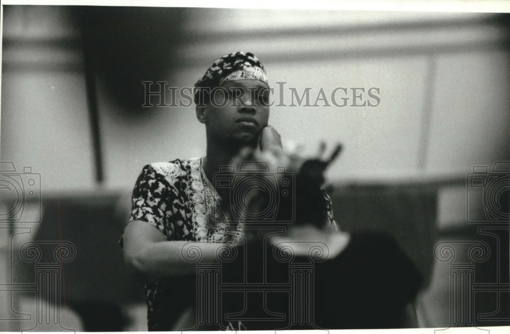 1993 Press Photo Tarence Spencer. Wisconsin - Historic Images